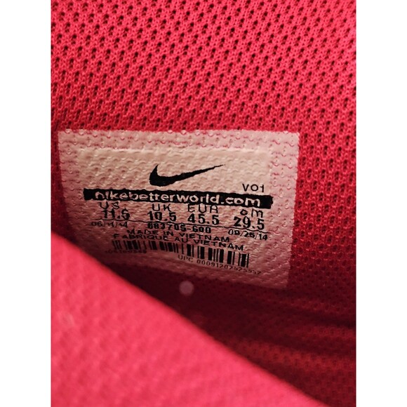 Nike Hyperdunk 2012 Red White Men\'s Size 11.5 Basketball Shoes